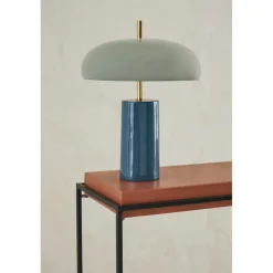 Console gigogne (x2) en fer terracotta et beige - Ario