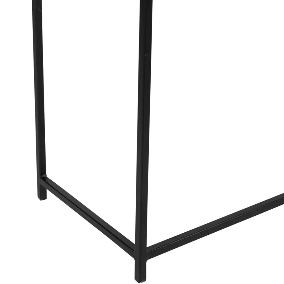 Console gigogne (x2) en fer noir - Felia