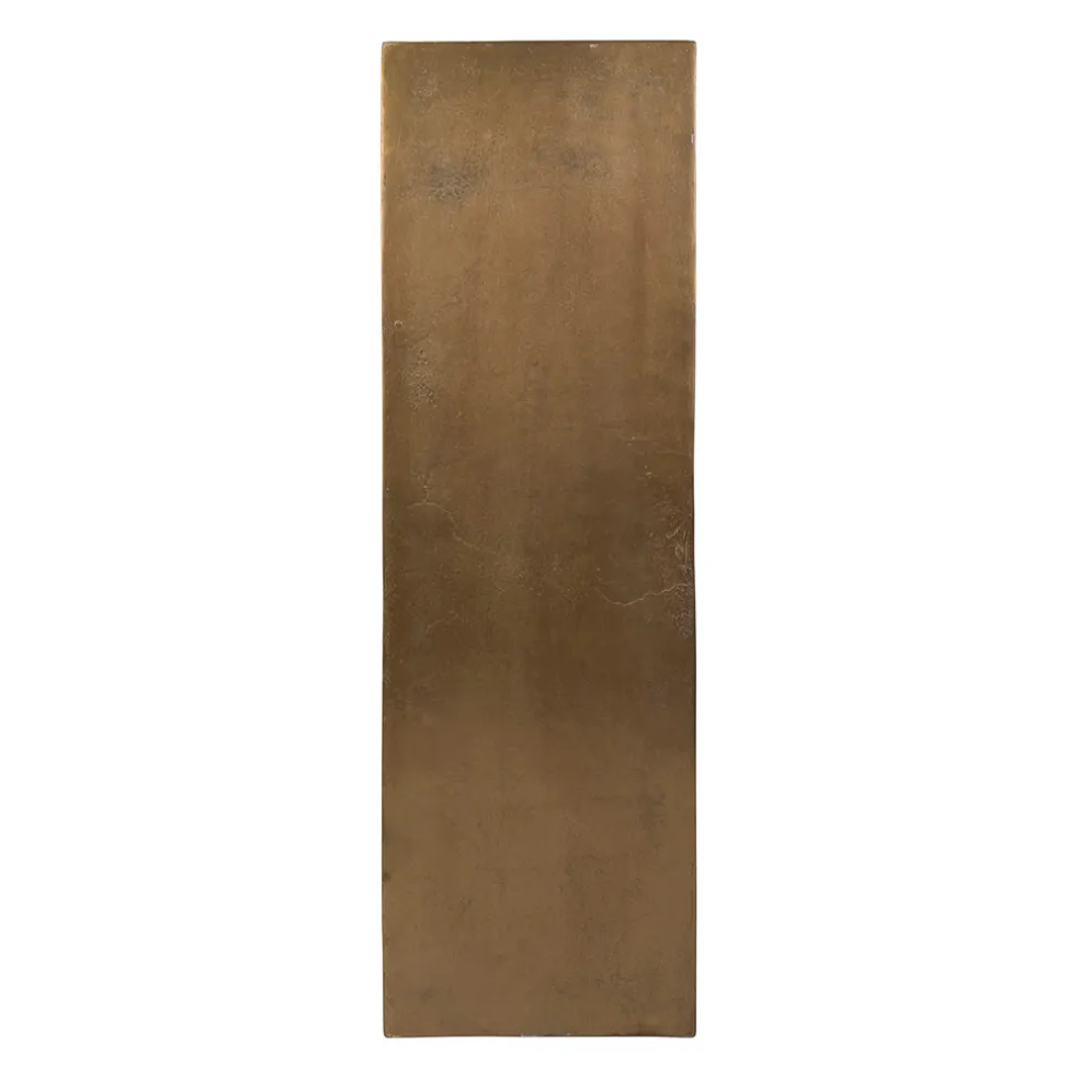 Console gigogne (x2) en fer doré - Felia