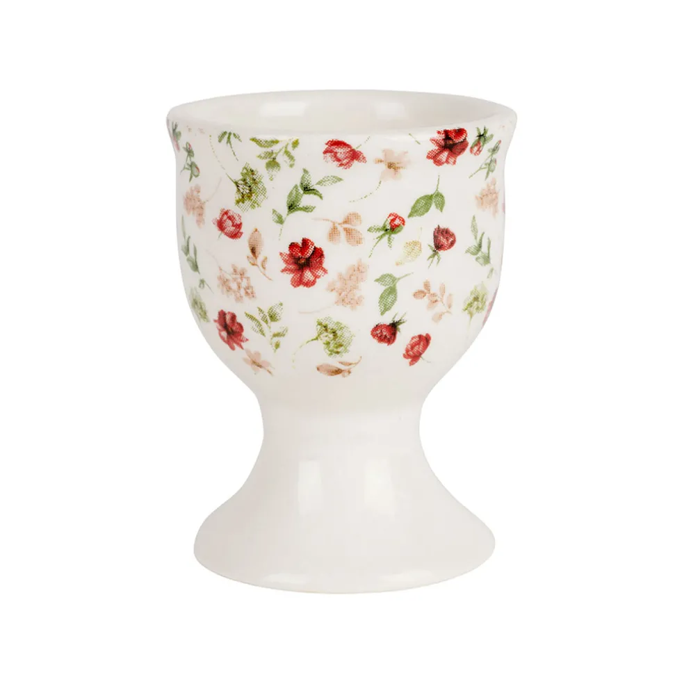 Coquetier en faïence fleur - Collection