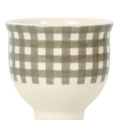 Coquetier en faïence sauge - josephine