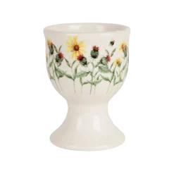 Coquetier en faïence tournesol - Collection