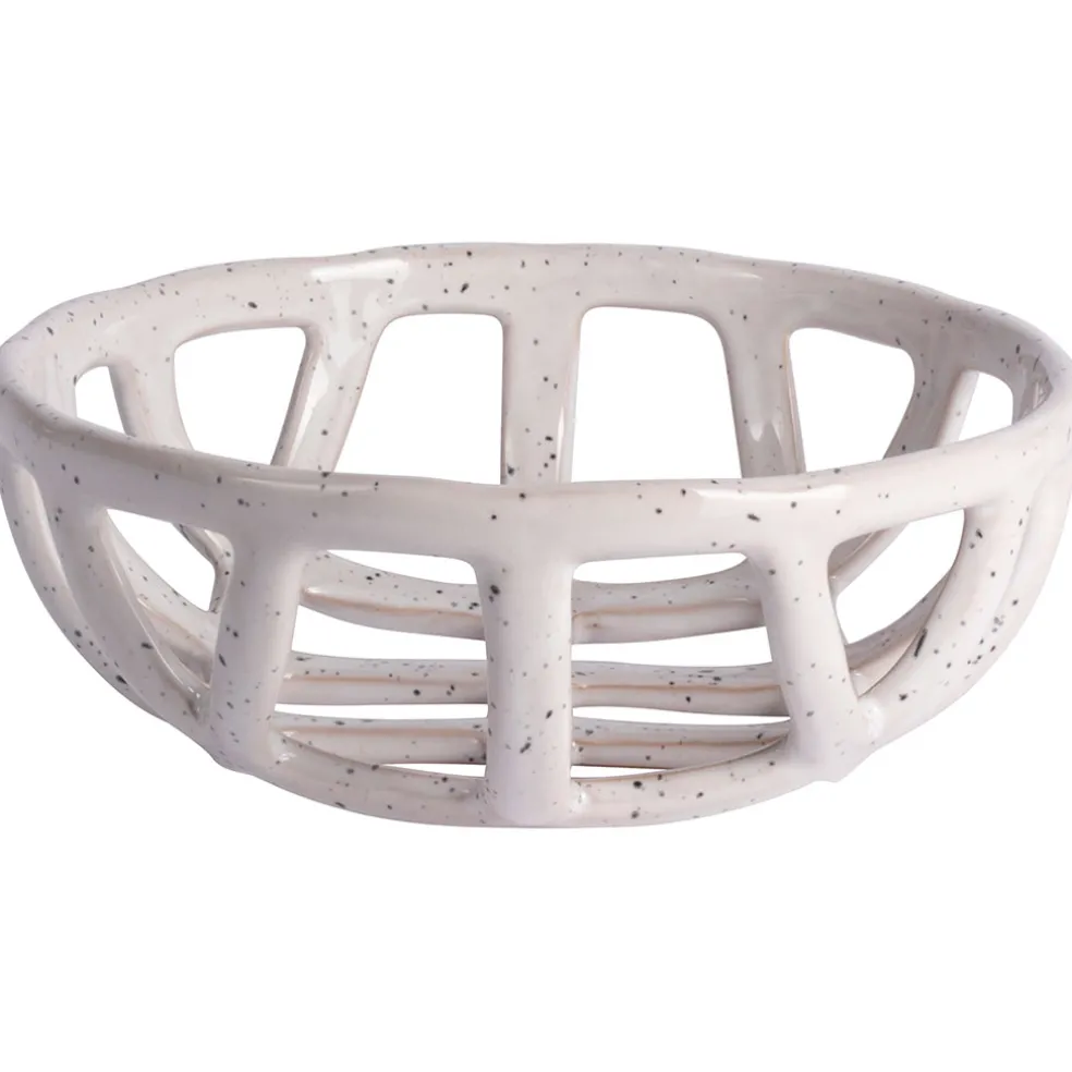 Corbeille a fruits moderne en céramique blanc