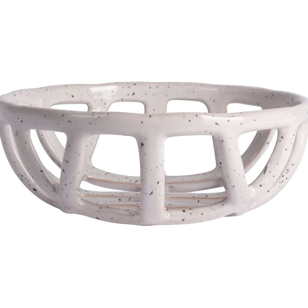 Corbeille a fruits moderne en céramique blanc