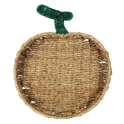 Corbeille tomate en jonc de mer naturel 31x36cm - P'tit Légume