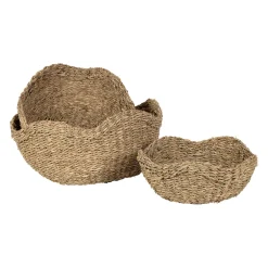Corbeille (x3) en jonc de mer - Recif