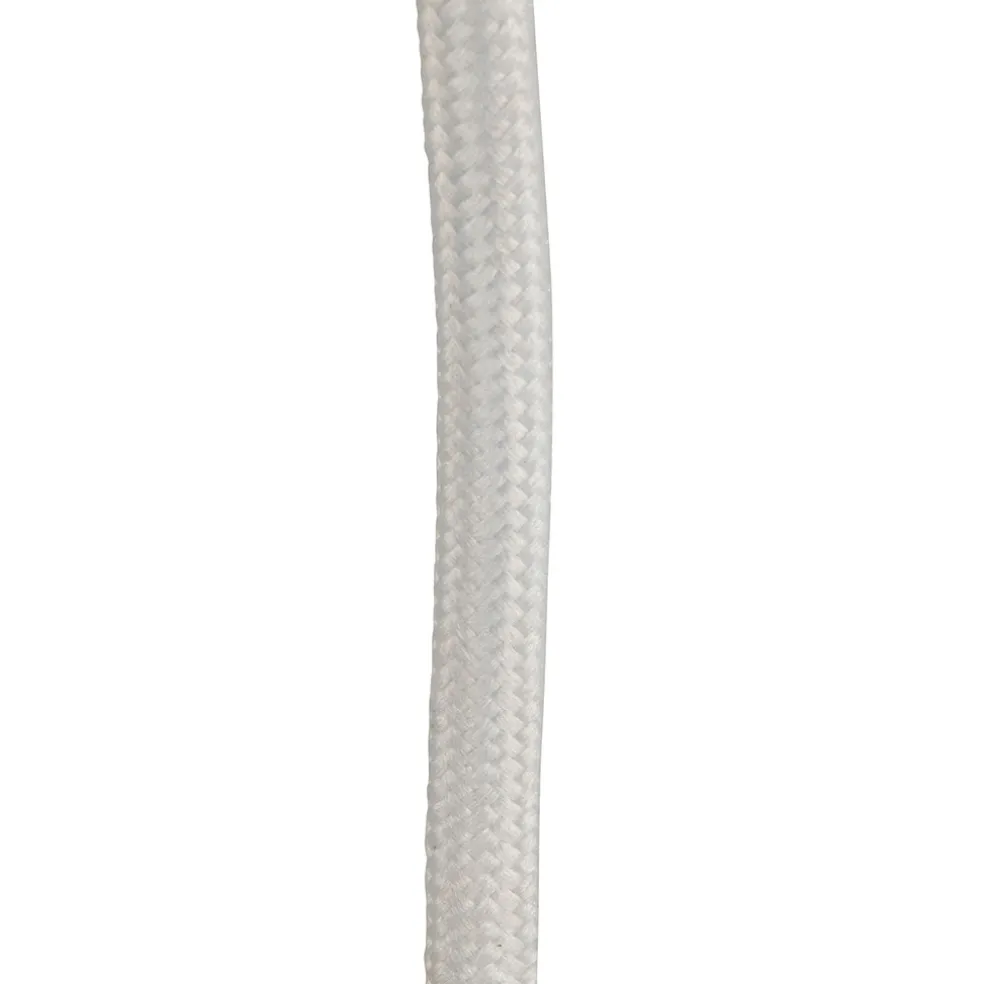 Cordon éléctrique textile 1m blanc -suspensio
