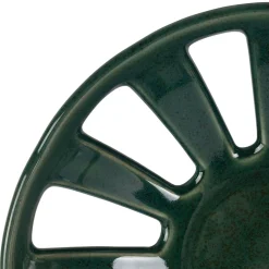 Coupe en grès émeraude moucheté d28cm - Organic