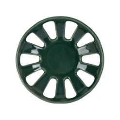 Coupe en grès émeraude moucheté d23cm - Organic