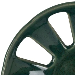 Coupe en grès émeraude moucheté d23cm - Organic
