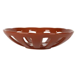 Coupe en grès terracotta moucheté d28cm - Organic