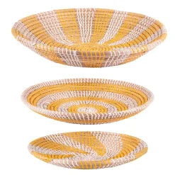 Coupe en jonc de mer jaune d35cm