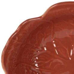 Coupelle chou en grès rhubarbe d15cm - Chou