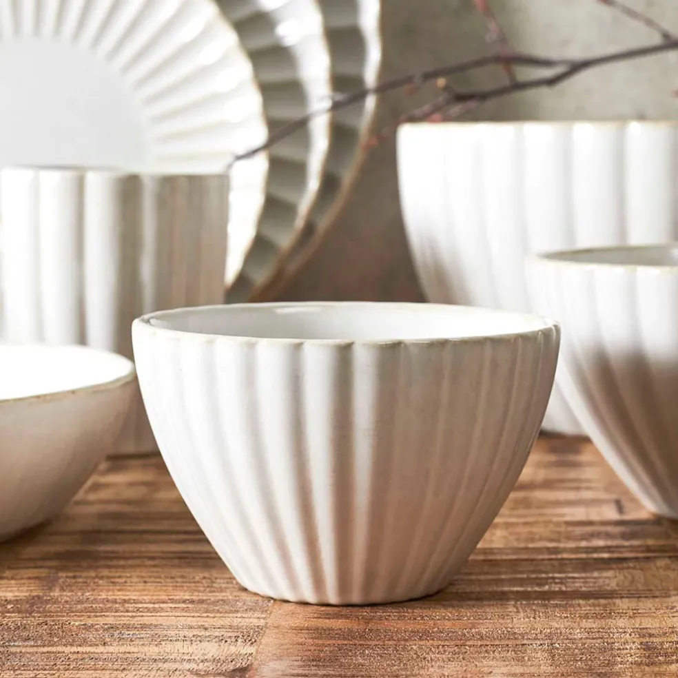 Coupelle en céramique beige d11cm - Vlora