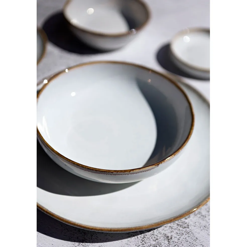 Coupelle en grès nacre d14cm - Nori