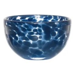 Coupelle en verre bleu d11cm - Preline
