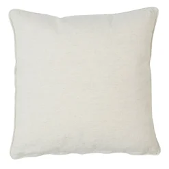 Coussin carré p'tite fleur naturel 40x40cm en coton