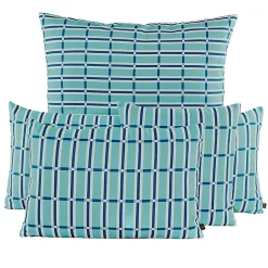 Coussin d'extérieur en tissu jade 45x45cm - Madera