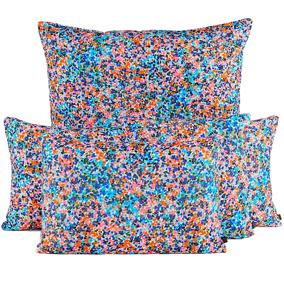 Coussin d'extérieur en tissu mandarine 40x60cm - Liberty