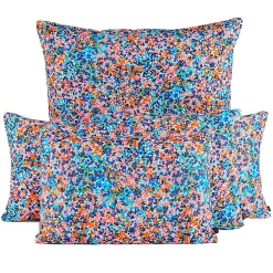 Coussin d'extérieur en tissu mandarine 40x60cm - Liberty