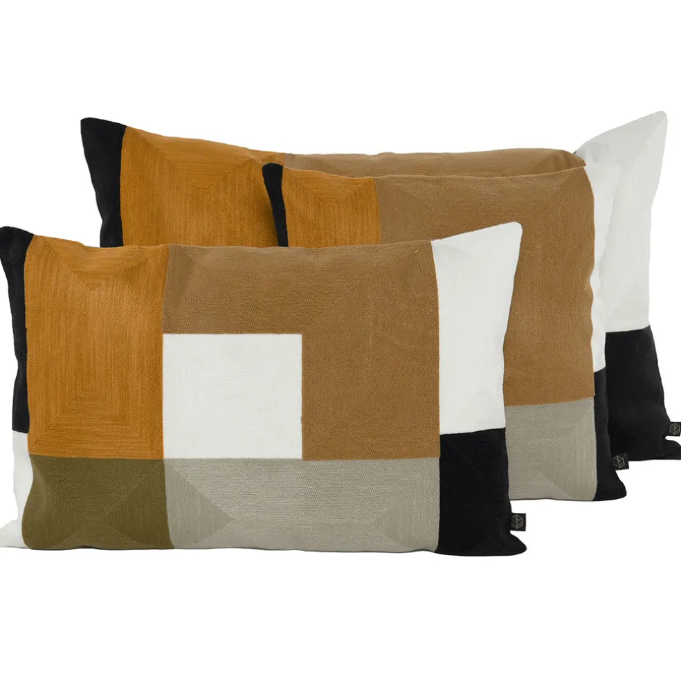 Coussin en coton gold 40x60cm - Tamba