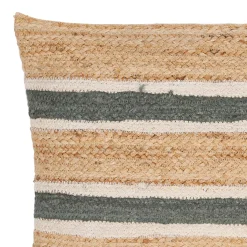 Coussin en jute sauge 80x38cm - Sumatra