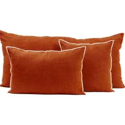 Coussin en lin brick 45x45cm - Chennai