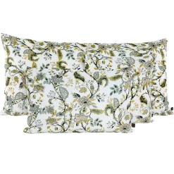 Coussin en lin et coton céladon 45x45cm - Mahe