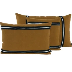 Coussin en lin gold 45x45cm - Skagen
