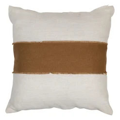Coussin en lin tabac 45x45cm - Goa