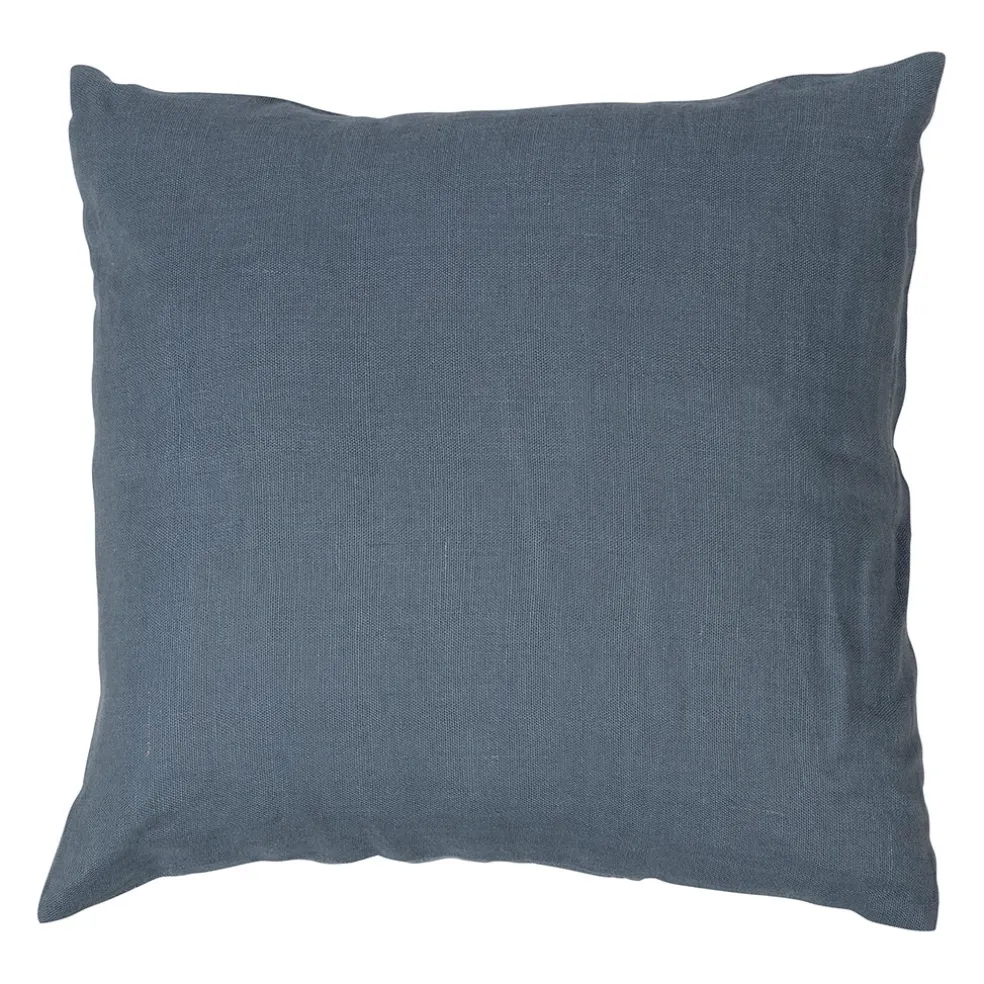 Coussin en lin turquin 45x45cm - Porticcio