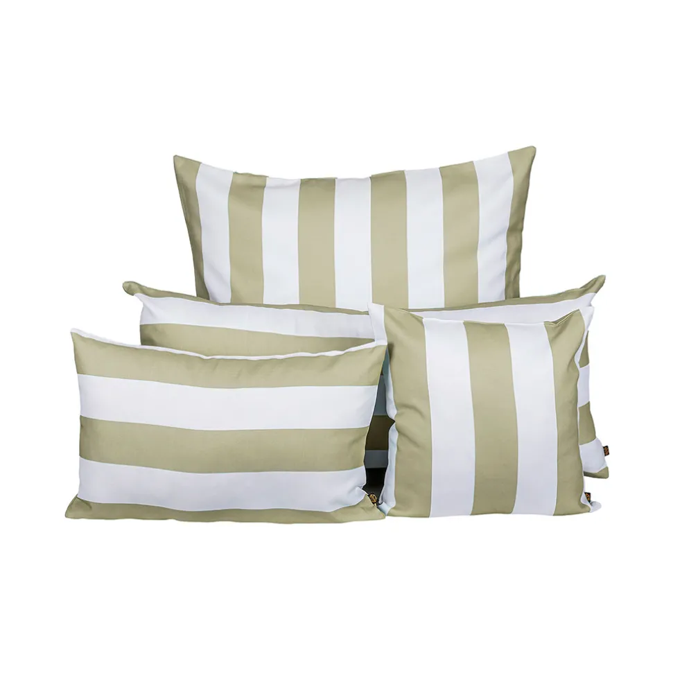 Coussin en polyeste outdoor lin 45x45cm - riviera