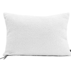 Coussin en tissu bouclette blanc 40x60cm - erode