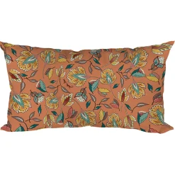 Coussin extérieur en coton terracotta 50x30cm - Kerala