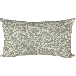 Coussin extérieur en coton vert 50x30cm - Cueillette