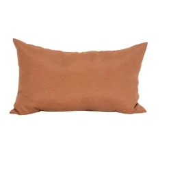 Coussin extérieur en coton terracotta 50x30cm - Colors