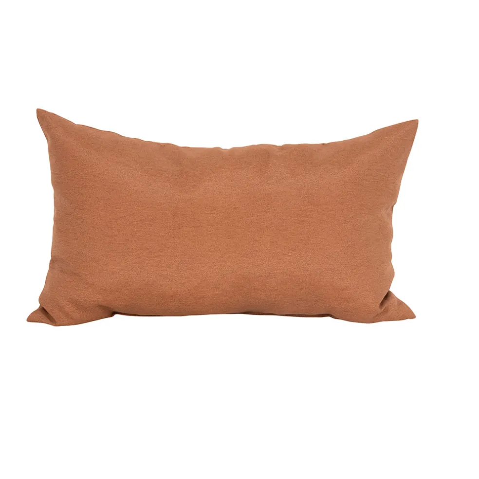 Coussin extérieur en coton terracotta 50x30cm - Colors