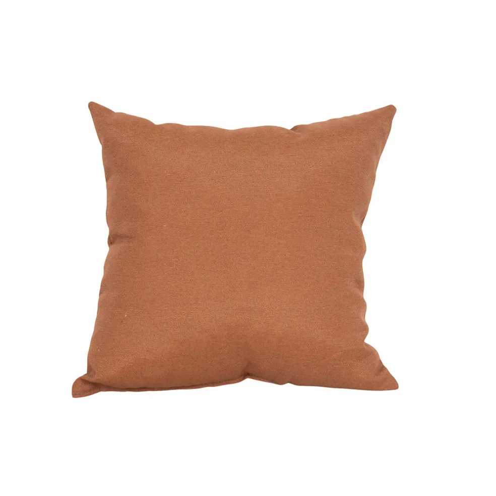 Coussin extérieur en coton terracotta 50x50cm - Colors