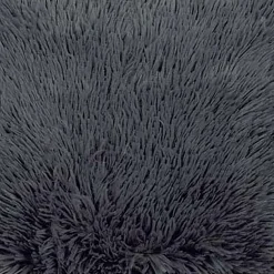 Coussin fluffy 45x45cm gris foncé