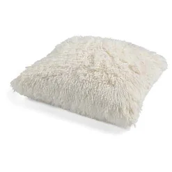 Coussin fluffy 45x45cm ivoire