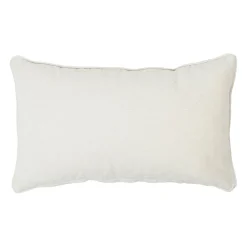 Coussin rectangle p'tite fleur naturel 50x30cm en coton