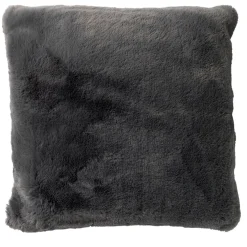 Coussin zaya charcoal gray gris fonce 45x45cm