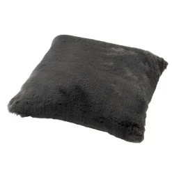 Coussin zaya charcoal gray gris fonce 45x45cm