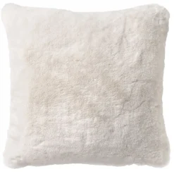 Coussin zaya 45x45cm snow white ivoire