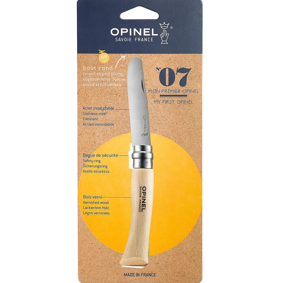 Couteau Mon premier Opinel en hêtre naturel