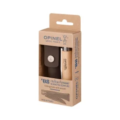 Couteau n°8 en hêtre et inox avec étui