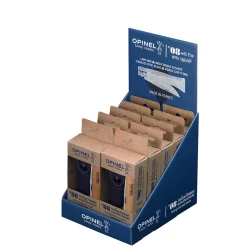 Couteau n°8 en hêtre et inox avec étui