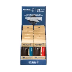 Couteau n°8 en hêtre et inox avec étui