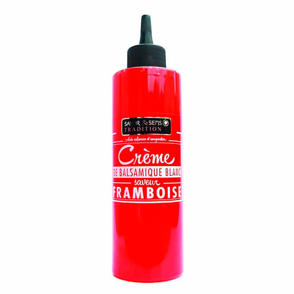 Crème de balsamique blanc saveur framboise 20cl