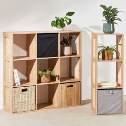 Cube de rangement en bois 30x30xh30cm